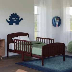 Modern Toddlers Bed Solid Wood