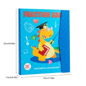 Writable and Erasable Fraction Book