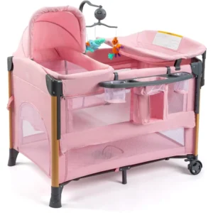 7 in 1 Bedside Bassinet w/Changing Table